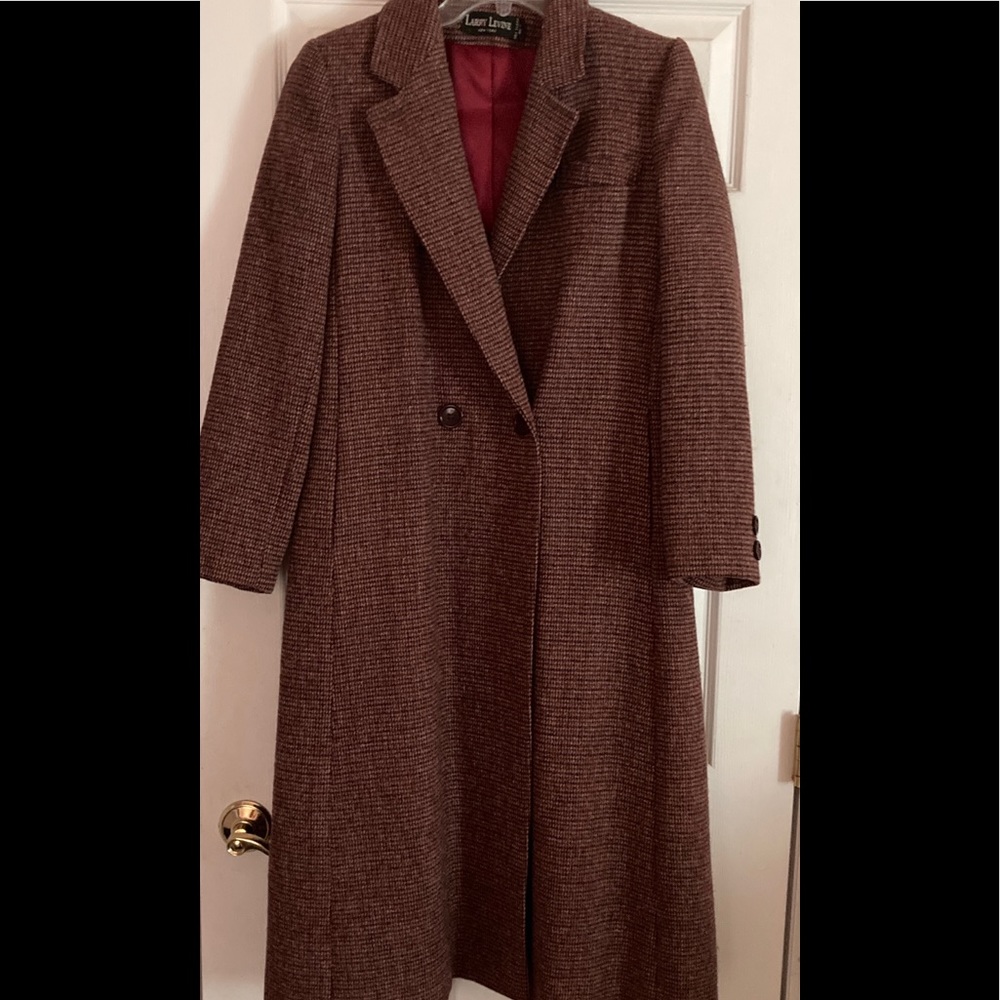 LARRY LEVINE VINTAGE TWEED COAT (made in NY)